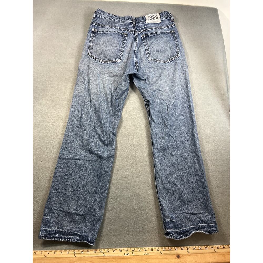 Gap Jeans Men's Size 32/34 Blue Straight Leg - Picture 4 of 9